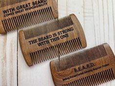 Laser Engraved Ideas For Men, Husband Easter Basket, Wood Beard Comb, Gifts Under 25, Beard Comb, Laser Engraved Gifts, Wood Wall Art Diy, Beard Combs, Wooden Comb