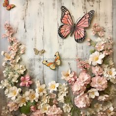 Butterfly Sign Pink Floral Dco-01008 For Wreath 10X10 Metal Butterfly Sign, Small Easel, Easter Sign, Floral Signs, Grapevine Wreaths, Wreath Maker, Festive Wreath, Wreath Easter, Easter Signs