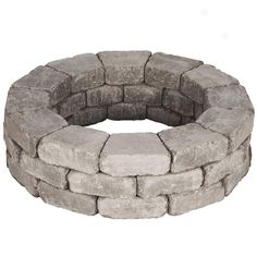 a brick ring is shown on a white background, with the top part of it made out of bricks