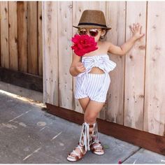 Stunning handmade Kylie striped romper, a one of a kind piece. Created using cotton fabric. The romper has elastic for a comfortable fit, snap buttons for easy access. Perfect for a party, photos, but also every day fun!

** Listing is for the romper and headband. **

 

♡ GORGEOUS HANDMADE ITEMS FOR YOUR LITTLE MISS. ( Size 0000 - 5 years.)
♡ This is item is made to order.
♡ Fabric pattern placement and shape may be different than to images shown.
♡ WASHING CARE -We highly recommend hand washing this item to maintain its quality life, though it has been tried and tested in a machine wash, ensuring you use a wash mesh bag on gentle cycle. Summer Birthday Outfits, Toddler Girl Outfits Summer, Handmade Baby Clothes, Summer Baby Clothes, Trendy Baby Clothes, Baby Girl Outfit, Retro Baby, Luxury Girl, Striped Rompers