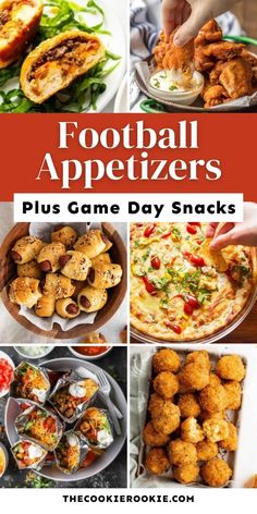 football appetizers plus game day snacks are the perfect way to get on the field