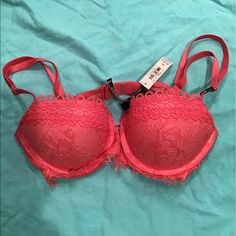 Brand New Size 32c Victoria’s Secret Very Sexy Uplift Balconet Bra Fitted Pink Bra For Night Out, Pink Stretch Bra For Night Out, Pink Lined Bra For Night Out, Pink Lined Bra For Party, Pink Stretch Bra For Party, Party Pink Bra With Padded Cups, Pink Lined Body Bra For Night Out, Pink Underwire Bra For Night Out, Party Stretch Pink Bra