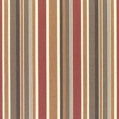 a striped wallpaper with red, brown and white stripes on it's surface