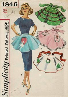 an old fashion sewing pattern from the 1950's