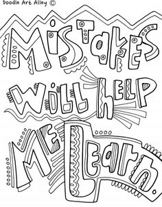 an adult coloring page with the words,'my students will help them to learn how to