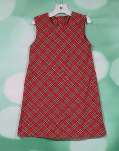 EUC Rags Land Vintage girls red and green plaid dress size 5. Features: Buttons up the back Rounded collar 25" length Items are from a pet and smoke free home. Please visit my store for more new and used quality name brand clothing. For multiple shipping please email me for a revised shipping invoice before you pay. INTERNATIONAL SHIPPING: Please email me for a price before you pay. Plaid A Line Dress, Elf The Musical, Green Plaid Dress, Vintage Girls Clothes, Calming Pictures, Complimentary Colours, Red Party Dress, Christmas Look, Birthday Wish List