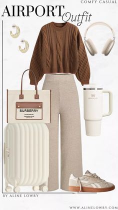 Amazon Airport Outfit- comfy neutral outfit Airport Outfit Comfy, Neutral Outfit