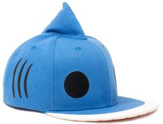 PRICES MAY VARY. Michigan Artists | this hat was designed with pride by our skilled illustators in Ann Arbor. If you're ever in the area, stop by for a free tour and see how we make your apparel! Emrboidered shark eyes on front, gills on the side, fin on top, and printed teeth under the bill Youth Size: 21" to 24" around head (diameter) - 54cm to 61cm Flat brim with adustable snapback enclosure Structured youth baseball cap A finely stitched, fully embroidered shark hat with eyes on the front, f Shark Eyes, Cap Boy, Baseball Cap Boy, Water Shirt, Shark Hat, Baby Shark Doo Doo, Novelty Hats, Crazy Hats, Shark Fin