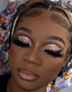 Mac Makeup Lipstick, Grey Makeup, Glitter Makeup Looks, Rhinestone Makeup, Prom Eye Makeup, Learn Makeup, Makeup For Black Skin