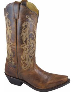 Smoky Mountain Madison Cowgirl Boots - Snip Toe, Brown Surprise Dance Outfits, Texas Outfits, Classic Black Boots, Wedding Shoe Ideas, Madison Brown, Brown Western Boots, Women's Mid Calf Boots, Mountain Boots, Women's Cowboy Boots