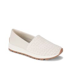 Baretraps-Gennie Slip-On Bring laidback vibes to your casual fit with the Gennie slip-on from Baretraps. Crochet details lend boho-chic touches, while Rebound Tech ensures all-day support. Chic White Slip-ons For Spring, White Slip-ons For Everyday Spring Wear, White Everyday Slip-ons For Spring, Casual Slip-ons For Spring Vacation, Everyday Spring Slip-ons With Woven Sole, White Summer Slip-ons For Everyday, White Summer Everyday Slip-ons, Casual Beige Spring Slip-ons, Casual Slip-ons With Woven Sole For Vacation