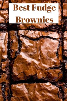 Seriously the best brownies ever! These fudge brownies are an easy dessert everyone loves. An easy brownie recipe and a great chocolate dessert! Moist Fudgy Brownies, Dessert For 40 People, Easy Fudgy Brownie Recipe, Brownies With Maple Syrup, Sour Cream Brownies, Cocoa Fudge Brownies, Best Fudge Brownies, Easy Homemade Brownies, Best Fudgy Brownies