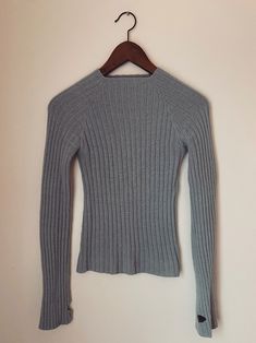 KNITTING PATTERN: Hug Me Tight Sweater - Etsy Gray Ribbed Knit Top, Cozy Stretch Knit Sweater, Fitted Soft Knit Crew Neck Sweater, Fitted Soft Knit Sweater, Casual Ribbed High Stretch Sweater, Cozy Ribbed Fitted Knit Top, Cozy Fitted Ribbed Knit Top, Stretch Gray Soft Knit Sweater, Gray Stretch Soft Knit Sweater