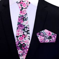 Thin Tie: Pink Elegant Multicolor Floral Print Suit And Tie Accessories, Multicolor Ties For Spring Black Tie Events, Multicolor Ties For Black Tie Events In Spring, Multicolor Suit And Tie Accessories For Spring Formal, Multicolor Suit And Tie Accessories For Formal Spring Events, Pink Business Ties For Spring, Elegant Multicolor Ties For Spring, Floral Print Suit And Tie Accessories For Spring Business, Spring Formal Pink Ties