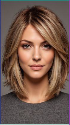 Top 50 Chic Layered Bobs with Undercuts for a Modern Edge Haircuts For Medium Length Hair, Mom Hairstyles, Shoulder Length Hair Cuts, Haircuts For Medium Hair, Medium Hair Cuts, 가을 패션, Stylish Hair, Medium Length Hair Cuts, Great Hair