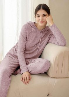 HSIA HSIA Hoodie Loungewear Set Set / M / Pink Going For A Walk, Evening Routine, Pink M, Cozy Hoodie, Sleepwear & Loungewear, Loungewear Set, A Walk, Keep Warm, Good Night