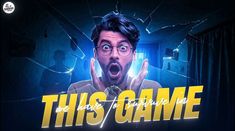 the poster for this game shows a man with his mouth open and hands in front of him