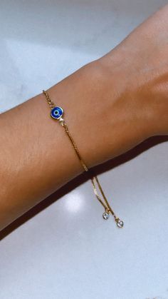 "These dainty, handmade beautiful Evil Eye bracelets are the perfect gift for yourself or a loved one. They are a simplistic, classy design you won't find anywhere else. Each bracelet is handmade and durable enough for everyday wear. ☉ Bracelet Size: The rhinestone detailed Adjustable Bracelets are about 1mm thick, 120~126mm long. The extender adjuster makes the bracelet suitable for all sizes. They are easy to put on and take off and stay in place once adjusted. The Evil eye charm size is 6.5x1 Elegant Evil Eye Bracelet With Adjustable Chain Gift, Elegant Adjustable Evil Eye Bracelet Gift, Simple Adjustable Jewelry As A Gift, Adjustable Elegant Evil Eye Bracelet For Everyday, Handmade Elegant Evil Eye Bracelet, Dainty Resizable Friendship Bracelet As Gift, Elegant Evil Eye Bracelets As A Gift, Elegant Evil Eye Chain Bracelet Gift, Handmade Elegant Evil Eye Bracelet Gift