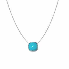 TousiAttar Turquoise Pendant Necklace – TousiAttar Jewelers Blue Gemstone Square Pendant Jewelry, Blue Square Pendant Jewelry With Gemstone, Blue Square Pendant Gemstone Jewelry, Turquoise Gemstone Square Pendant Necklace, Turquoise Gemstone Necklace With Square Pendant, Blue Gemstone Square Pendant Necklace, Elegant Turquoise Square Pendant Necklaces, Elegant Turquoise Necklace With Square Pendant, Blue Gemstone Necklace With Square Pendant