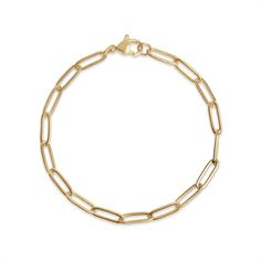 Stainless Steel Paperclip Chain Bracelet | Wholesale Jewelry Website Affordable Adjustable Gold Chain Bracelet, Cheap Everyday Link Chain Bracelet, Cheap Handmade Gold Chain Bracelet, Gold Jewelry Chain, Paperclip Bracelet, Bracelet Layering, Everyday Bracelet, Jewelry Chain, Jewelry Website