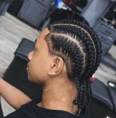 Cornrows With Taper, Corn Rows For Black Men, 4 Cornrows Braids Men, 4 Braids For Men, 4 Cornrows Braids, Corn Row Braids, Braids For Men, Braids With Fade