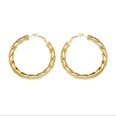 18k Gold Plated Vintage Hoop Stainless Steel Earrings, It Comes In Two Colors Silver And Gold Colors Classic Plated Hoop Earrings, Small Hoop Plated Earrings For Gift, Small Plated Hoop Earrings Gift, Gift Plated Small Hoop Earrings, Gift Small Hoop Plated Earrings, Hoop Plated Earrings For Anniversary, Silver Gold-plated Hoop Earrings With Ear Wire, Silver Plated Hoop Earrings For Anniversary, Gold Colors