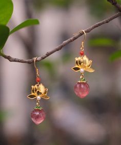 Retro Gold Sterling Silver Overgild Inlaid Gem Stone Lotus Drop EarringsMade of fine Sterling Silver Overgild Inlaid Gem Stone Lotus.Measurement: 4cm/1.56" * 1cm/0.39". Matches easily with daily hairstyle, dresses & Shirts Handmade Gold-plated Flower Earrings, Traditional Gold Crystal Earrings For Gift, Traditional Rose Gold Earrings For Gift, Gold Flower Shaped Crystal Earrings For Gift, Antique Gemstone Drop Earrings, Gold Crystal Flower Shaped Earrings For Gift, Gold Crystal Flower Shaped Earrings, Brass Flower-shaped Earrings For Gifts, Spiritual Natural Stone Drop Earrings