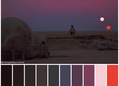 the color scheme is red, purple, and grey for this scene in star wars