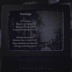 an old television with the caption humminga on it's display screen