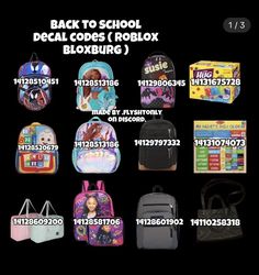 back to school backpacks and bags for kids with the name's on them