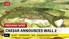 the cover of breaking news, featuring an image of a town on top of a hill