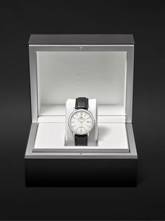 Shop IWC SCHAFFHAUSEN Portofino Automatic 40mm Stainless Steel and Alligator Watch, Ref. No. IW356501, Explore the latest in-season IWC SCHAFFHAUSEN collection today on MR PORTER Dress Watches For Men, Iwc Schaffhausen, Dress Watches, Mens Designer Fashion, Mechanical Movement, Dress Watch, Mr Porter, Luxury Watch, Luxury Watches