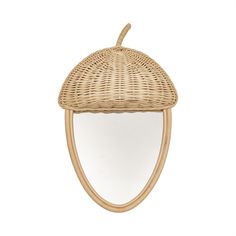 acorn rattan wall mirror 1 Rattan Wall Mirror, Rattan Wall, Wallpaper Shelves, Make Funny Faces, Childrens Kitchens, Shaped Mirror, Rattan Mirror, Baby Room Rugs, Kid Desk