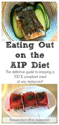 The best tips and tricks for eating out on the AIP Diet! The Autoimmune Protocol Diet is strict, but you can still enjoy the occasional restaurant meal with the right guidelines! Learn everything you need to know. Gluten free, dairy free, sugar free, nut free, nightshade free Autoimmune Protocol Diet, Paleo Diet Meal Plan, Autoimmune Paleo Diet, Autoimmune Diet, Cucumber Diet, Aip Diet, Autoimmune Protocol, Paleo Diet Recipes, Aip Recipes