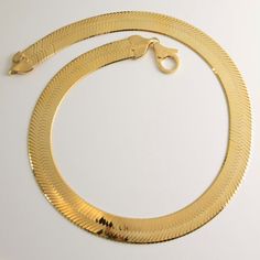 "16mm Bold Herringbone Chain Necklace Solid 14K Yellow Gold Clad Silver 925 * Metal : Real Solid Sterling Silver (Properly Stamped, 925 ITALY) * Condition : Brand New * Finish : Polished * Average Weight : 26\": 113 grams (4.34 g/in) * Length : Selectable * Width : 16mm * Clasp/Bail : Lobster Claw Clasp All of our items are brand new and are shipped with a gift box." Gold Herringbone Necklace With Lobster Clasp For Formal Occasions, Formal Gold Herringbone Necklace With Lobster Clasp, Gold Herringbone Necklace In 14k Gold, Gold Hallmarked Snake Chain Necklace, Gold Plated Sterling Silver, Herringbone, Chain Necklace, Gold Plate, Yellow Gold