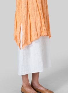 Linen Sleeveless Crumple Effect Long Blouse Flowy Casual Tunic For Daywear, Casual Flowy Tunic For Daywear, Spring Linen Tunic For Layering, Spring Linen Tops With Crinkle Texture, Casual Linen Tunic For Layering, Lagenlook Tops For Daywear, Linen Blouse With Crinkle Texture, Oversized Long Sleeve Lagenlook Blouse, White Oversized Lagenlook Blouse