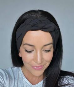 Super soft and comfortable sailor knot headband  Made with Jersey knit fabric Adult size measures approximately 19" around and 2 1/2" width Youth size measures approximately 18" around and 2 1/2" width Black Matching Headband Hair Accessory, Adjustable Solid Color Casual Headband, Casual Adjustable Solid Color Headband, Adjustable Black Casual Headwrap, Casual Black Headwrap One Size Fits Most, Knotted Headwrap Headband, Knotted Headwrap One Size Fits Most, Trendy Black Headband One Size Fits Most, Black Headwrap One Size Fits Most