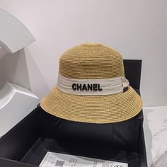 SHOP MORE LUXURY PRODUCTS HERE Description Chanel Summer Hat Brown This Hat chanel is designed for hot summer days. Exalting beauty and coolness BrownBrown SedgeChanel Logo Includes box, dust bag.This product is of the premium quality. Luxury Summer Sun Hat, Luxury Beach Hats For Summer, Luxury Summer Beach Hat, Luxury Beach Sun Hat For Spring, Designer Beach Hats For Spring, Designer Beige Summer Hat, Luxury Travel Hat For Spring, Designer Beige Hat For Summer, Luxury Spring Travel Hat