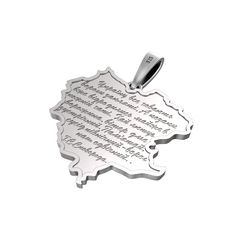 United and unbreakable. Ukrainian Sterling Silver 925 or Gold 585 Men & Women Pendants - Kharkiv Region. Beautiful patriotic pendants set for woman and man. One of the region of Ukraine made in silver or gold. The reverse side of the pendant is engraved with an excerpt from a poem from the famous Ukrainian poet, writer, philosopher Hryhoriy Skovoroda. This pendant is one of the 24 regions of the full map of independent Ukraine. ◆ Features: SKU: 2046_Kharkiv Brand new sterling pendant silver 925. Indigo Jewelry, Measure Ring Size, Sterling Pendant, Soft Toothbrush, Oxidized Silver, Silver Pieces, Pendant Set, Cleaning Jewelry, Gold Pendant