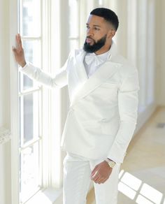 White Wedding Suits For Men, Wedding Suits For Men, Male Celebrity, Shirt Casual Style, Styles Ideas, Fashion Man, Wedding Suits Men