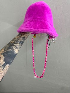 Get your pink on with this HOT PINK FUNKY bucket hat. Made with Stars, hearts, yin yang, gemstones, planets, dice, cowboy ducks, fairy moon, and PLUR <3 Fun Pink Adjustable Bucket Hat, Pink Mini Hat For Festivals, Pink Adjustable Bucket Hat With Short Brim, Adjustable Fun Pink Bucket Hat, Fun Pink Bucket Hat, Fun Pink Bucket Mini Hat, Adjustable Pink Bucket Hat, Adjustable Pink Bucket Hat For Festival, Whimsical Pink Bucket Hat