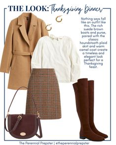 Shop Faux-suede knee-high boots with … and other curated products on LTK, the easiest way to shop everything from your favorite creators. Houndstooth Skirt, Suede Boots Knee High, A Skirt, Thanksgiving Outfit, Look Vintage, Grace Kelly, Audrey Hepburn, Brown Boots