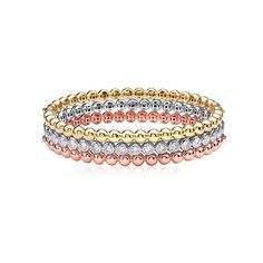 Diamond Bubble Bangle Bracelet Diamond Collection, Mix And Match, 18k Rose Gold, Gold Rose, Bangle Bracelet, Diamond Bracelet, Gold Diamond, Bangle Bracelets, Bubbles