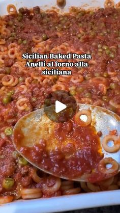 Marzia Molatore on Instagram: "Sicilian Baked Pasta/ Anelli al forno alla siciliana ❤️ The recipe is from one of my followers on Tik Tok. She is an authentic Italian home cook from Sicily and I love to follow her and her AUTHENTIC Sicilian recipes ❤️ My family absolutely love this pasta so every time I go to the Italian store I make sure to pick up the Anelli pasta. Save this video so if you want to make it it will be easy to find the recipe and share it with any pasta lovers ❤️ Follow for more AUTHENTIC Italian recipes 😍🥰❤️ and also buy my cookbook link in bio to buy it. Now ebook is available www.mammamarzia.ca/shop  Ingredients for the sauce: 2 tsp oil 4 tbsp soffritto ( celery onion carrot chopped) 1 pound ground beef 1 jar of strained tomatoes/ Passata  2 tbsp tomato paste  1 glass Sicilian Recipes Authentic, Authentic Italian Recipes, Baked Pasta, Sicilian Recipes, Pasta Lover, Italian Home, Italian Recipes Authentic, My Followers, Pasta Bake