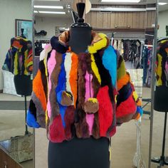 Multicolor Rex Rabbit Fur Cape With Hood Hook And Eye Closure Back Length: 18" Side Length: 18" We Are A Four Generation Fur, Leather, And Outerwear Store Located In Milwaukee, Wi. Please Visit Our Website For Verification And Credentials. Cape With Hood, Rex Rabbit, Fur Cape, Hooded Cape, Rabbit Fur, Fur Jacket, Kids Jacket, Cape, Jackets & Coats