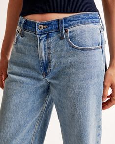 Elevate your casual wardrobe with the Abercrombie & Fitch Women's Low Rise Baggy Jeans. These jeans blend a vintage vibe with modern comfort, making them a must-have for any fashion-forward ensemble.

- Size: 28 LONG
- Color: Light with tonal waistband
- Material: Cotton, Elastane
- Gender: Female
- Fit: Low rise (8.5”), relaxed at waist and hips, baggy full-length leg
- Features: Clean hem, vintage stretch fabric for added comfort

Perfect for laid-back days or stylish casual outings, these jea Low Rise Baggy Jeans, Baggy Jean, Women's Bottoms, Low Rise Jeans, Pocket Bag, Baggy Jeans, Baggy Fits, Casual Wardrobe, Color Light