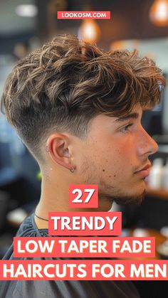 27 Low Taper Fade Ideas for Men Who Want to Stand Out Different Types Of Fades For Men, Broccoli Haircut Men, Low Fade Haircut Boys, Men Haircut Fade Long On Top, Ninja Low Taper Fade, Popular Teen Boy Hairstyles 2024, Texture Fringe Low Taper, Men’s Curly Hair Low Taper Fade, Popular Teen Boys Haircuts 2024