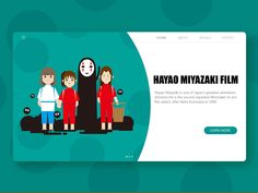 the website for hayyo miyaki film, which is designed to look like it has