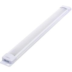 an image of a white fluorescent light fixture on a white background with clippings