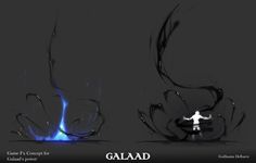 the concept art for galaad